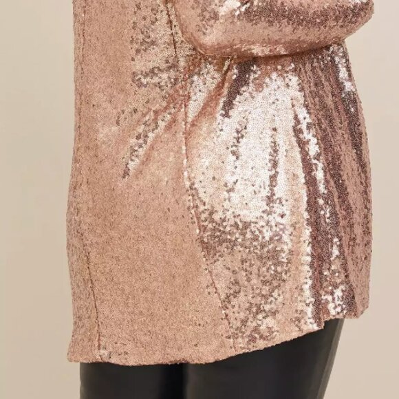 Torrid Rose Gold Sequin Cardigan - Picture 5 of 12